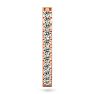 1/10 Carat Diamond Single Mens Hoop Earring In 14 Karat Rose Gold Image-3