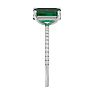2 1/3 Carat Emerald and Diamond Ring In 14 Karat White Gold Image-4