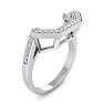 1/4ct Diamond Matching wedding band in 14 Karat White Gold for JWL 242472 Image-2