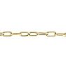 14 Karat Yellow Gold Over Sterling Silver Paperclip Chain Necklace, 20 Inches Image-2