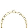 14 Karat Yellow Gold Over Sterling Silver Paperclip Chain Necklace, 20 Inches Image-3
