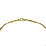 14 Karat Yellow Gold Over Sterling Silver Basket Chain Necklace, 18 Inches Image-2