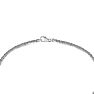 SOLID 925 Sterling Silver Basket Chain Necklace, 18 Inches Image-2