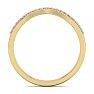1/4 Carat Diamond Matching Wedding Band Ring in 14 Karat Yellow Gold For JWL45433 Image-3