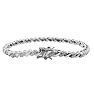 1 Carat Diamond Twist Bracelet, 7 Inches. Brand New Style That Everyone Loves! Image-3