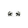 15 Point Diamond Stud Earrings White Gold!  Amazing Deal, Fiery Diamonds Image-2