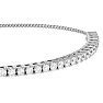 1 Carat Diamond Bolo Bracelet In 14 Karat White Gold, Adjustable 6-9 inches Image-2