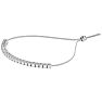 1 Carat Diamond Bolo Bracelet In 14 Karat White Gold, Adjustable 6-9 inches Image-6