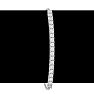 3 Carat Diamond Bolo Bracelet In 14 Karat White Gold, Adjustable 6-9 inches Image-7
