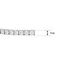 5 Carat Moissanite Tennis Bracelet In 14 Karat White Gold, 7 Inches Image-7