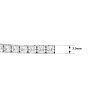 7 Carat Moissanite Tennis Bracelet In 14 Karat White Gold, 7 Inches Image-7