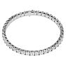 11 1/2 Carat Moissanite Tennis Bracelet In 14 Karat White Gold, 7 Inches Image-5