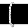 11 1/2 Carat Moissanite Tennis Bracelet In 14 Karat White Gold, 7 Inches Image-8