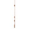 14 Karat Rose Gold 1 1/2 Carat Diamonds By The Yard Necklace, 16-18 Inches Image-4