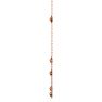 14 Karat Rose Gold 1 1/2 Carat Diamonds By The Yard Necklace, 16-18 Inches Image-4