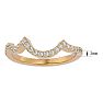 1/4 Carat Diamond Band In 14 Karat Yellow Gold Image-5