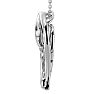 0.05 Carat Diamond Heart Necklace With Free Chain, 18 Inches Image-3