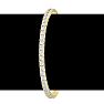 5 Carat Moissanite Tennis Bracelet In 14 Karat Yellow Gold, 7 Inches Image-6