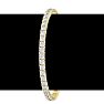7 Carat Moissanite Tennis Bracelet In 14 Karat Yellow Gold, 7 Inches Image-6