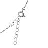 Diamond Bar Swirl Necklace With 14 Rose Cut Genuine Diamonds. The Necklace Wears at 18 Inches.  Really cute! Image-4