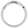 1/4 Carat Diamond Wedding Band In 14 Karat White Gold Image-3