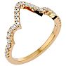 1/4 Carat Diamond Wedding Band In 14 Karat Yellow Gold Image-2