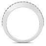 1/4 Carat Diamond Wedding Band In 14 Karat White Gold Image-4