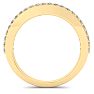 1/4 Carat Diamond Wedding Band In 14 Karat Yellow Gold Image-4