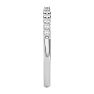 1/4 Carat Diamond Wedding Band In 14 Karat White Gold
 Image-4