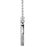 1/4 Carat Diamond Circle Necklace With Free Chain, 18 Inches Image-3