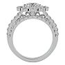 3 1/2 Carat Shape Diamond Bridal Set In 14 Karat White Gold Image-3