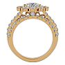 3 1/2 Carat Shape Diamond Bridal Set In 14 Karat Yellow Gold Image-3