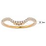 1/4 Carat Diamond Wedding Band In 14 Karat Yellow Gold Image-5