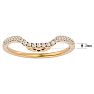 1/4 Carat Diamond Wedding Band In 14 Karat Yellow Gold Image-5