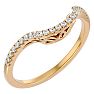1/4 Carat Diamond Wedding Band In 14 Karat Yellow Gold Image-2