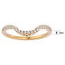 1/4 Carat Diamond Wedding Band In 14 Karat Yellow Gold Image-5