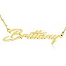 Brittany Nameplate Necklace In Gold  Image-1