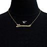 Savannah Nameplate Necklace In Gold  Image-5