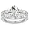 2 1/2 Carat Diamond Bridal Set In 14 Karat White Gold Image-1