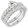 2 1/2 Carat Diamond Bridal Set In 14 Karat White Gold Image-2