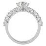 2 1/2 Carat Diamond Bridal Set In 14 Karat White Gold Image-3