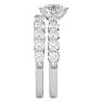 2 1/2 Carat Diamond Bridal Set In 14 Karat White Gold Image-4