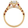 1 3/4 Carat Oval Shape Diamond Engagement Ring In 14 Karat Yellow Gold Image-3