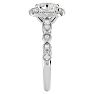 2 1/2 Carat Cushion Cut Diamond Engagement Ring In 14 Karat White Gold Image-4