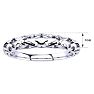 Matching Vintage Engagement Wedding Band In 14 Karat White Gold Image-4