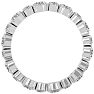 2 1/2 Carat Diamond Eternity Ring In 14 Karat White Gold, Ring Size 9.5 Image-3