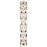 2 1/4 Carat Diamond Eternity Ring In 14 Karat Yellow Gold, Ring Size 7 Image-4