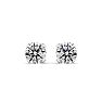 Nearly 3/4 Carat Diamond Stud Earrings In 14 Karat White Gold.  INCREDIBLE ONE TIME DEAL!   Image-2