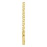 Sideways Cross Necklace In 14 Karat Yellow Gold, 16-18 Inches Image-2