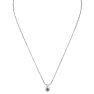 Colorless Natural 3/4 CARAT 14k White Gold Diamond Necklace.  Best Value Anywhere! Image-2